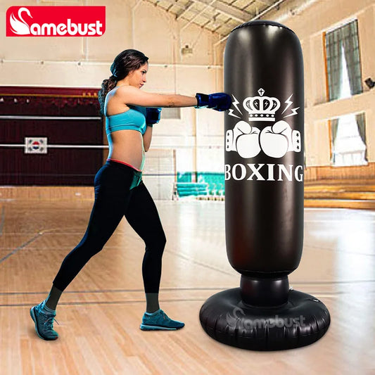Camebust Inflatable Punching Bag, Bounce Back Bag for Boxing, Inflatable Boxing Equipment for Daily Relaxation
