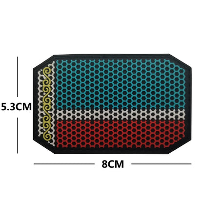 Outdoor Military Enthusiast Bag with Accessories - Bearded Tactical Morale Badge - High-definition PVC Arm Badge Backpack Patch