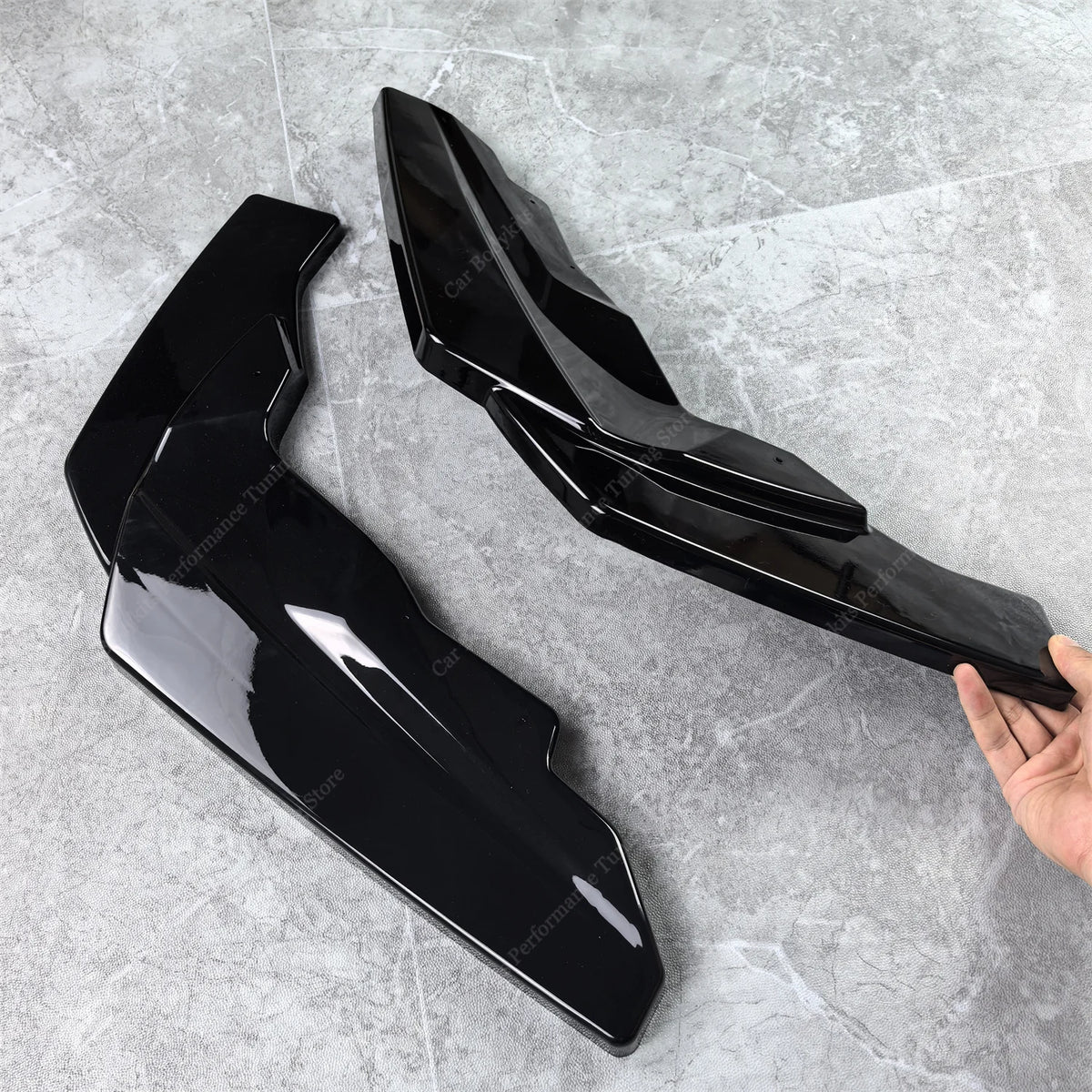 Gloss Black MP Style ABS Rear Splitter Diffuser For BMW G87 M2 3.0T L6 MT/AT 2023-2026 Rear Bumper Trim Canards Bodykits