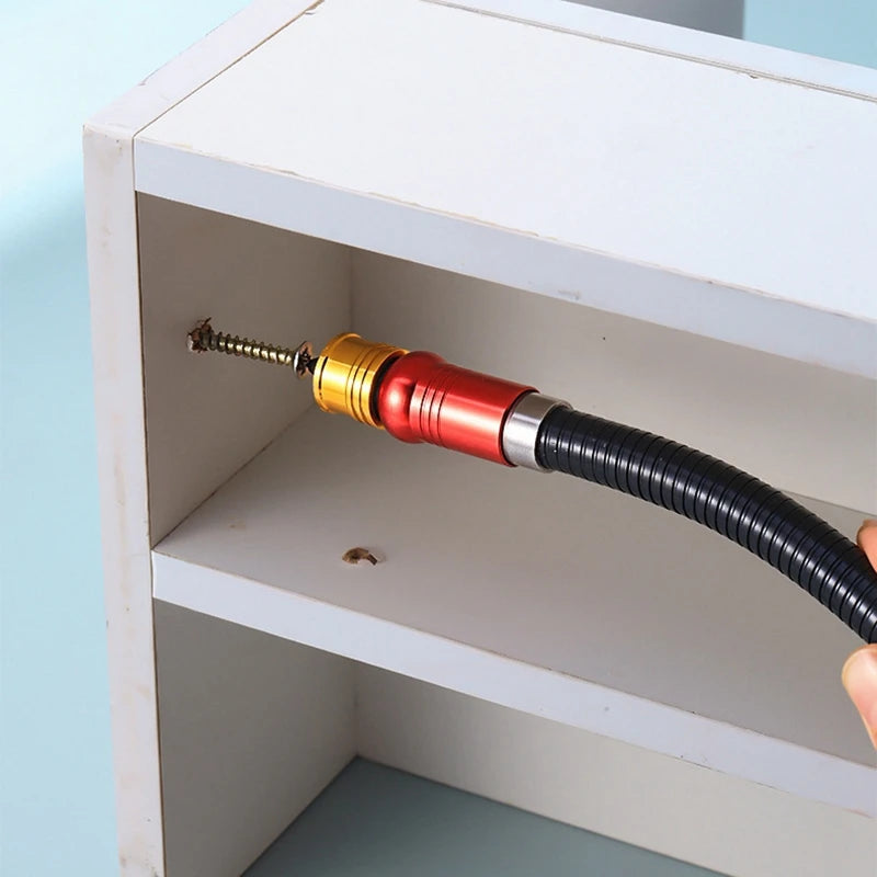 Bendable Elastic Drill Bit Extension Shaft Bits Magnetic Hex Soft Shaft Bar, Flexible Drill Bit Extension Screwdriver Bit Holder