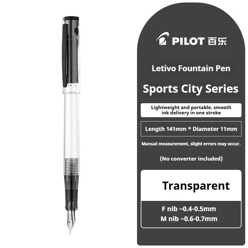 Japan PILOT Fountain Pen M/F Alloy Nib Ergonomic Grip F/M Nib Calligraphy Pens Luxury Daily Writing Drawing Signature Stationery