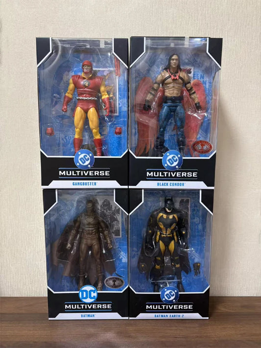 Mcfarlane Toys DC Multiverse Black Condor/Gangbuster/Batman 1989/Batman Earth-2 18cm Model Doll Action Figure