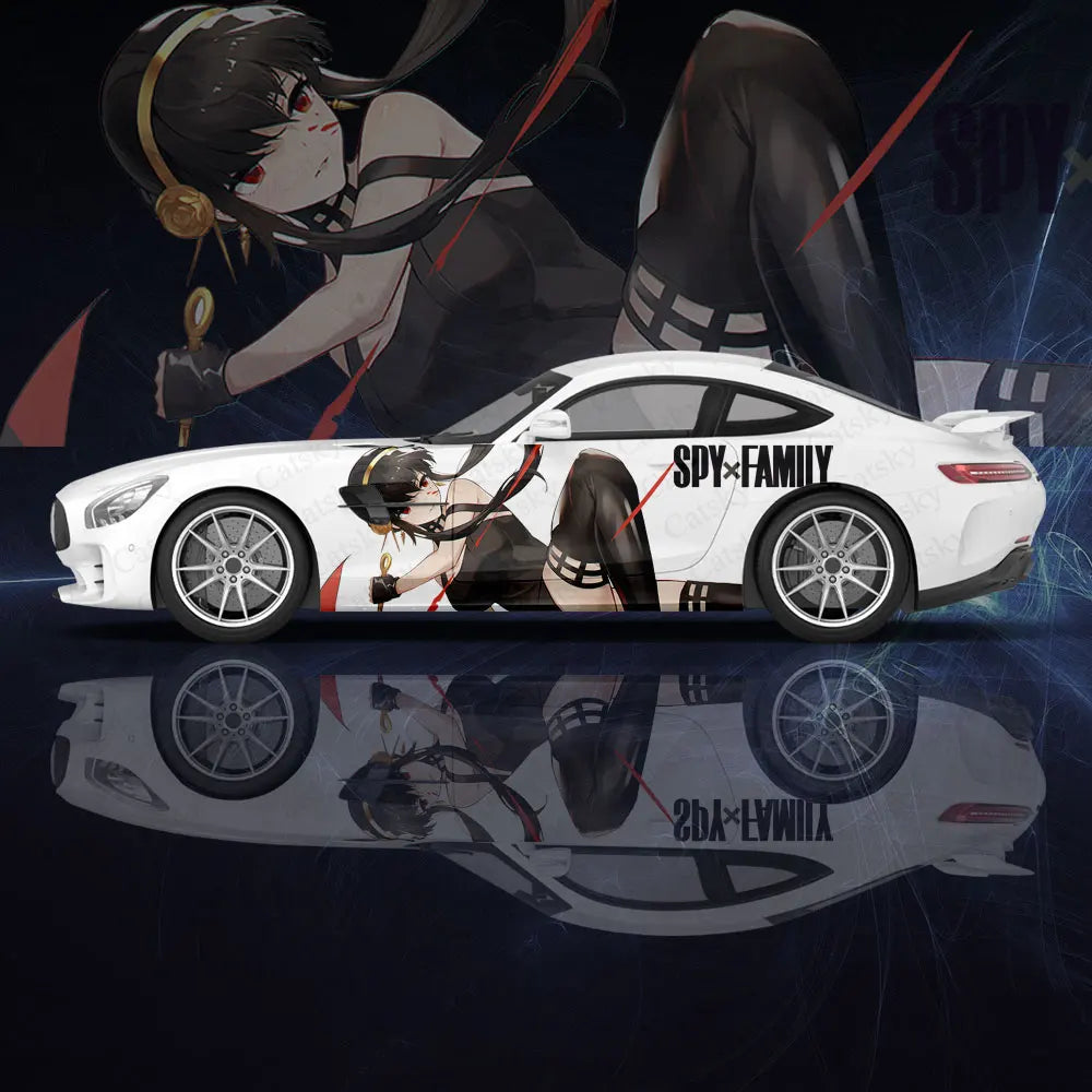 Yor Forger Sexy Anime Girl Car Body Stickers Anime Itasha Vinyl Car Side Decal Sticker Car Sticker Automotive Decor Film