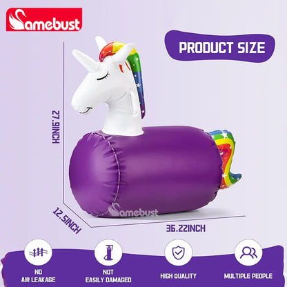 Camebust Inflatable Hopping Toddlers Toys Bouncy Unicorn Horse Dinosaur, Kids Ride On Bouncer, Jumping Bouncing Animal Hopper