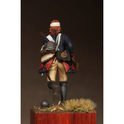 54mm resin unpainted model kit, military theme, Prussian musketeer unassembled and unpainted GK