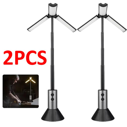Telescopic Camping Lantern Outdoor Folding 3 Lighting Modes 3000mAh Battery Tent Lights Outdoor Supplies Portable Rechargeable
