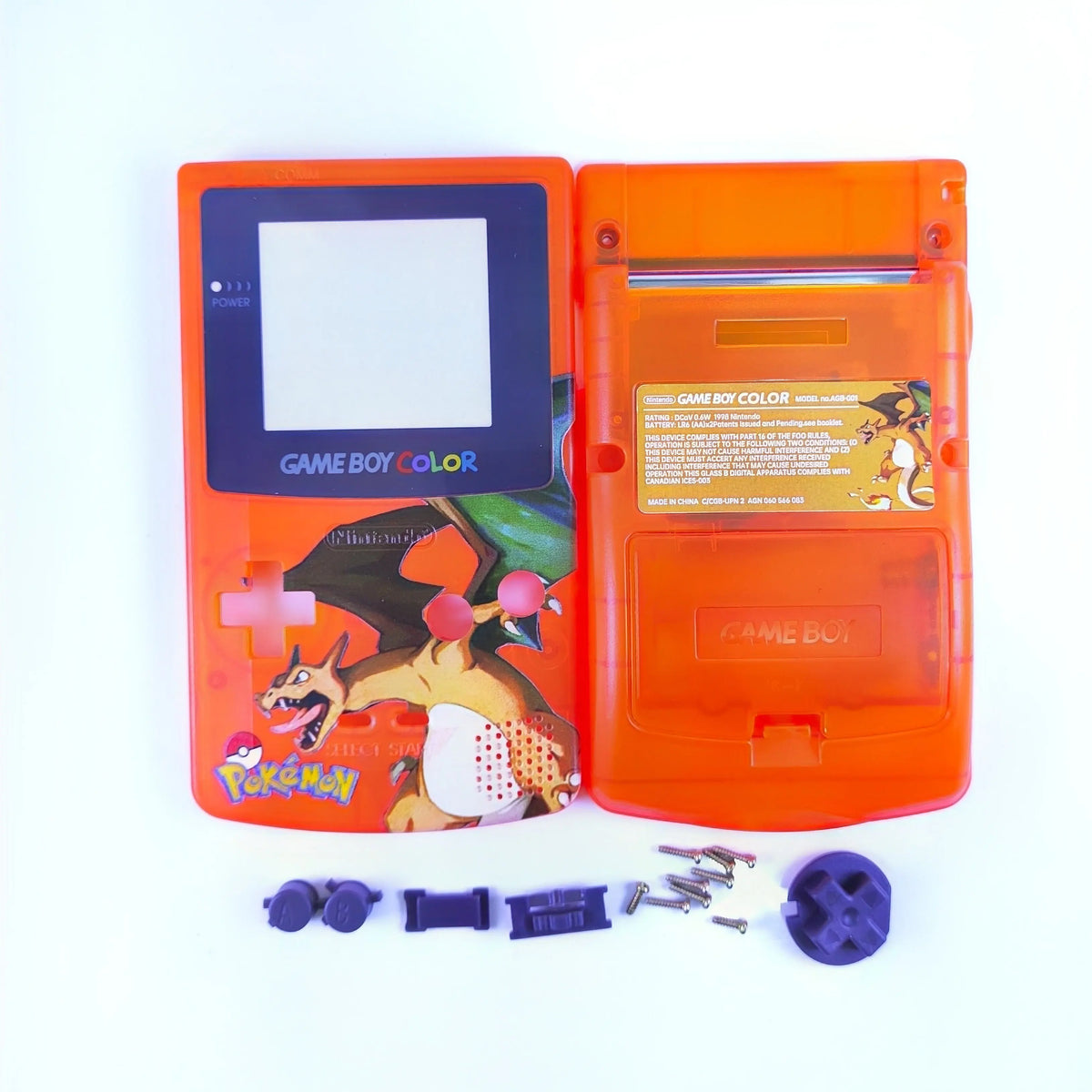 Gameboy Color Shell Gbc Shells Pok É Mon Theme Limited Edition Replacement Shells Game Periphery Accessories Boy Holiday Gifts