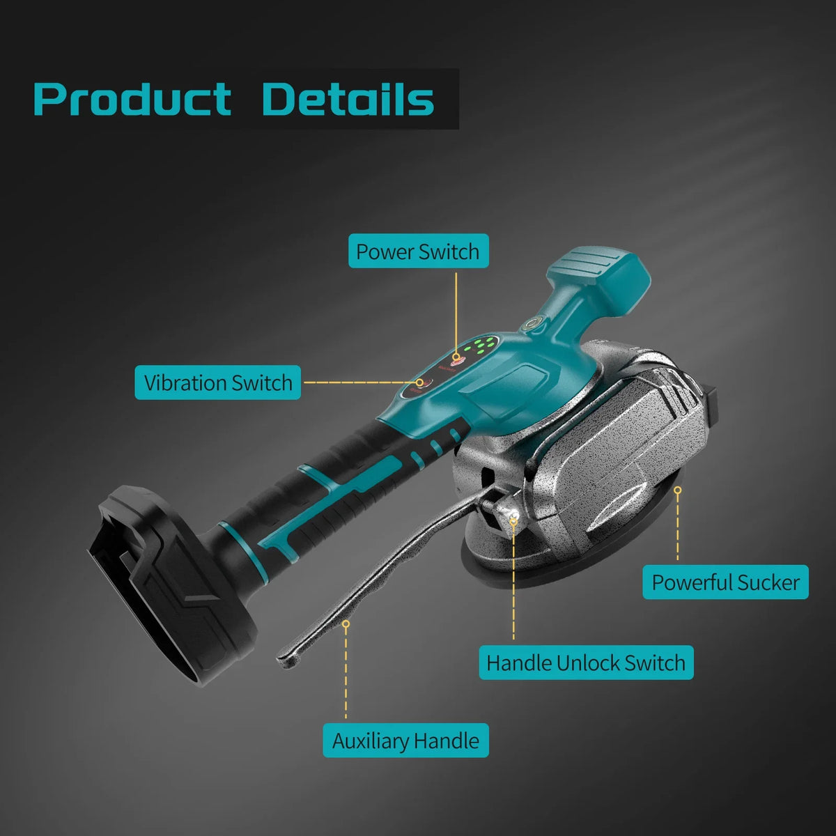 Nananuu Tile Vibration Leveling Machine Cordless Tile Intelligent Wall Tile Tiling Machine Power Tools For Makita 18V Battery