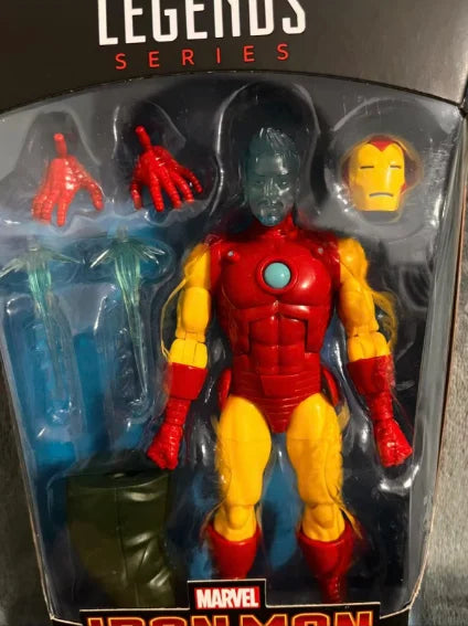 Original Hasbro MARVEL LEGENDS Iron Man Anime Figure Model Gift Toy Ornament