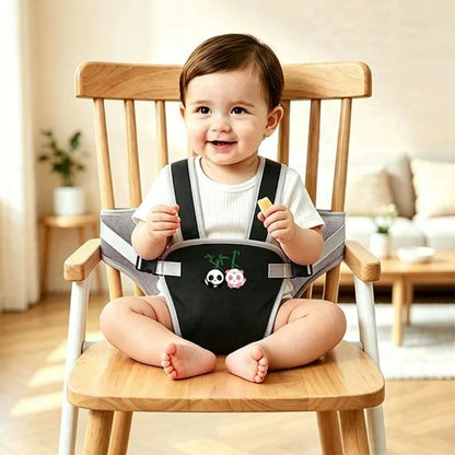  Portable Baby Chair Strap Travel Dining Seat Cover for Babies & Toddlers Baby Chair Fixed Belt Travel Foldable Baby Seat Strap