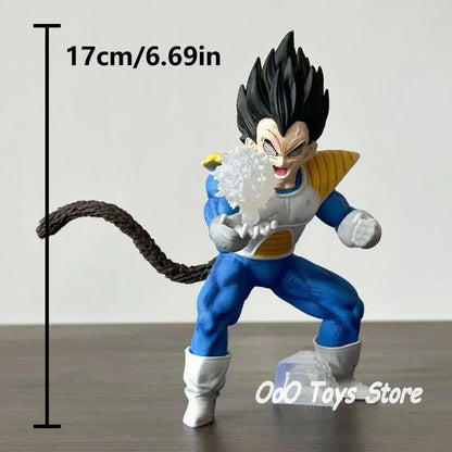 Anime Dragon Ball Z Figure Light Sphere Vegeta Action Figures Pvc Statue Ornamen Collection Model Toys Gifts 17-21cm
