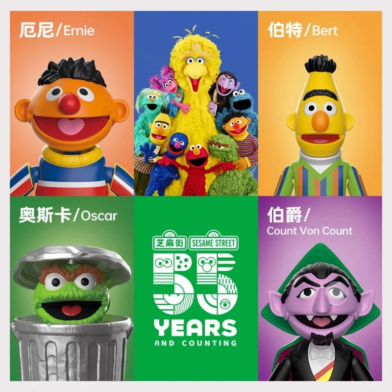 BLOKEES Sesame Street Block Doll Magic Edition Can Pose and Be Used As A Desktop Decoration To Give Friends Birthday Gifts