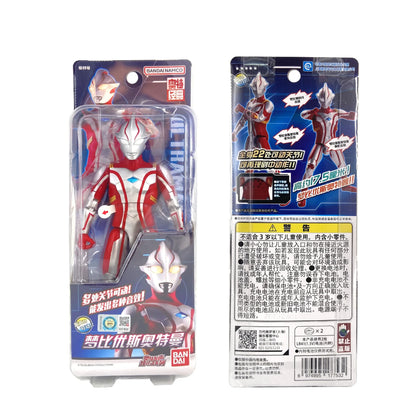 Bandai Original Genuine 17.5cm Vocal Ultraman Series Model Ornaments Movable Figure Model Collection Holiday Gifts Hot