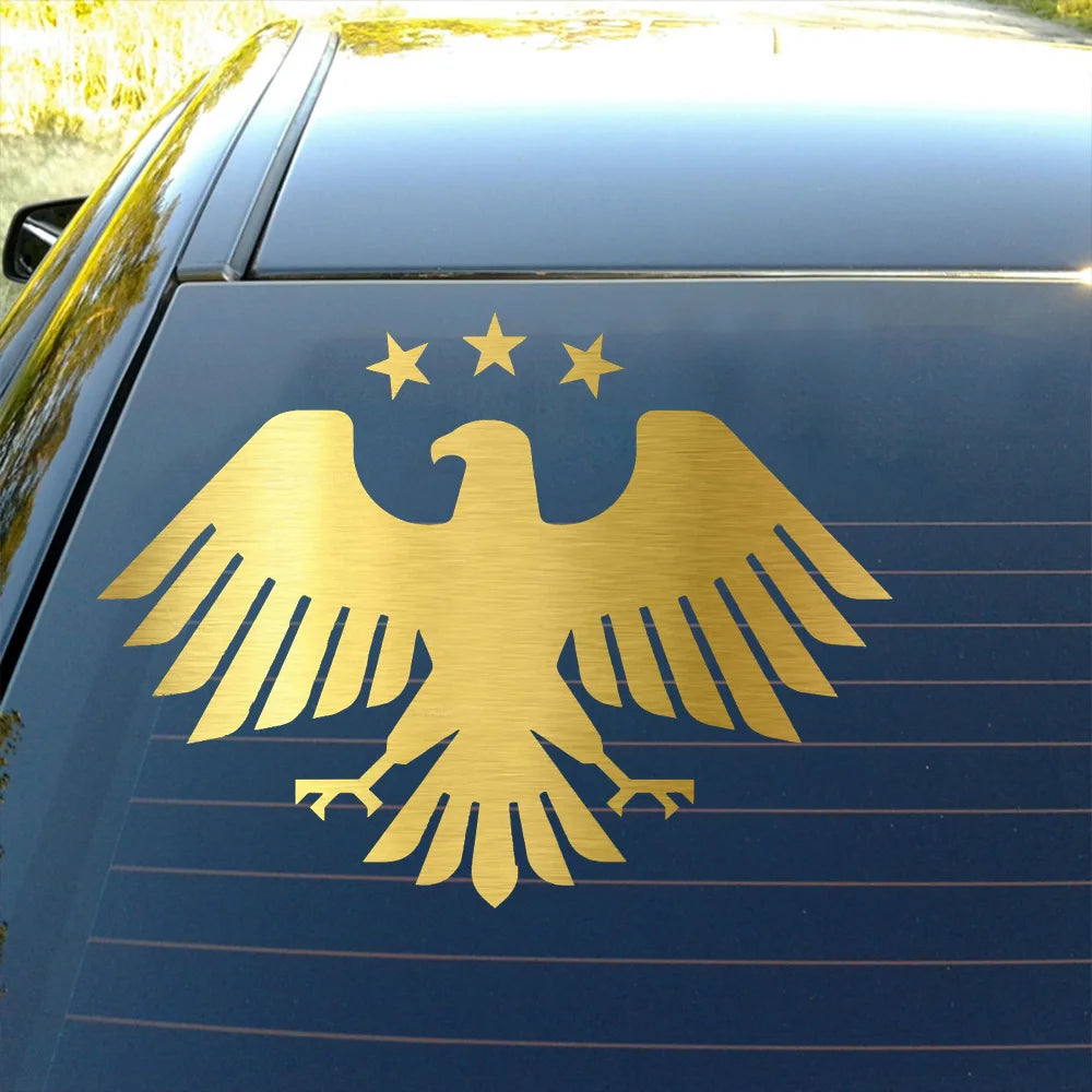 New Syria Eagel Stickers Decals Waterproof Decor for Bumper Rear Windshield Window, Wall Decal