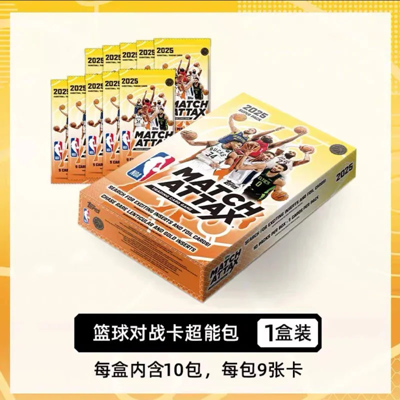 KAYOU Topps Flagship Mega Hobby Jumbo 25 26 NBA Card NBA Match Attax Card Basketball Match Card Game TCG Collection Star Cards