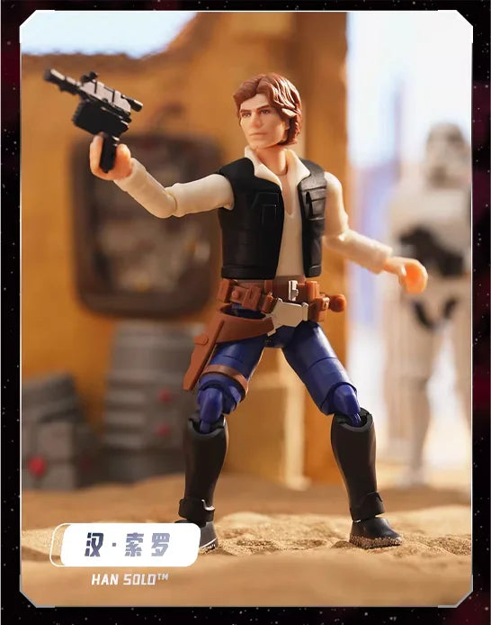 Original Blokees Star Wars Galaxy Version 02 Dark Side Series Blind Box Poseable Model Kits Action Figure Toy Collect Boy Gift