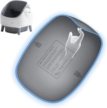 Open-type automatic cat litter box with Tuya control, replaceable waterproof mat, cat litter box base, soft cat litter tray
