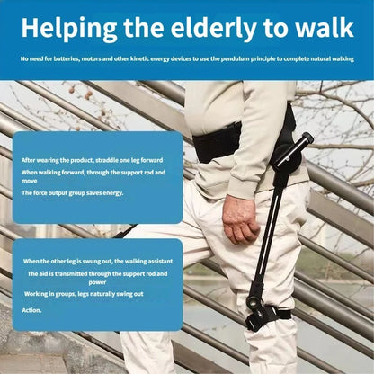 Exoskeleton Leg Power Assist Walker | Lower Limb Walking Support for Mobility Recovery & Daily Use