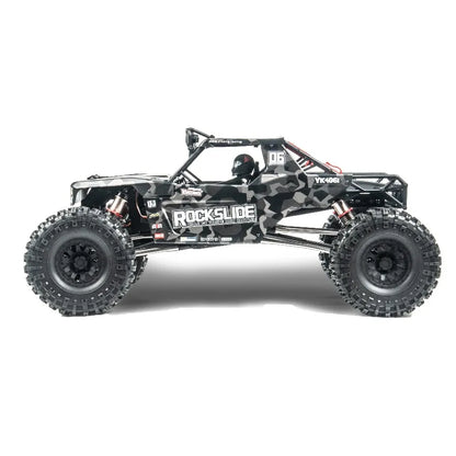 YK4061 1/6 4WD Performance RC Crawler Low Center of Gravity Electric Off‑Road Rock Crawler Remote Control Hobby Car for Adults
