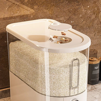 New Insect-proof Rice Storage Container 5/10KG Moisture Proof Dry Food Dispenser Rice Sealed Box Pantry Organization