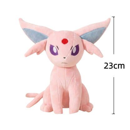 Pokemon Sylveon Plush Anime Cartoon Collectible Figurine Toy Kawaii Eevee Stuffed Doll for Kids and Adults