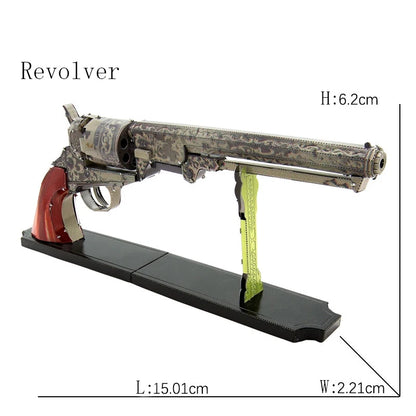 Color Metal 3D Puzzle Red Dead Redemption 2 Jigsaw Model DIY Hademade Puzzles Adult Gift Toys  Educational Toys Puzzle Box