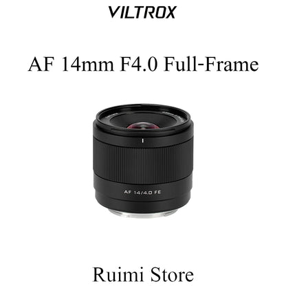 Viltrox AF 14mm F4.0 Air Full-Frame Lens For Sony E / NZ Mount Mirrorless Cameras