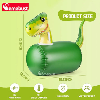 Camebust Inflatable Hopping Toddlers Toys Bouncy Unicorn Horse Dinosaur, Kids Ride On Bouncer, Jumping Bouncing Animal Hopper