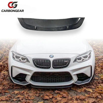 Front Bumper Lip Real Carbon Fiber Spoiler Splitters for BMW F87 M2 Competition M2C 2016-2020 Front Bumper Spoiler FRP M2 F87