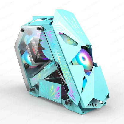 Gaming computer case, modern mid-tower ATX gaming case