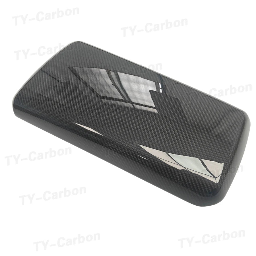 Dry Carbon Fiber Interior Armrest Box Panel Cover Interior Panel Trim Piece For BMW G42 M240I M2 G87 M3 G80 M4 G82 G20 G22 G26