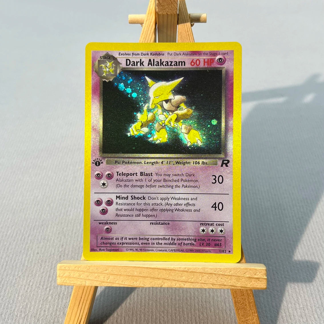 TR PTCG8-002 Tcg proxy PKM Cards Dark Hypno Battle Toys Gifts Rare Collection for Hobbies home play