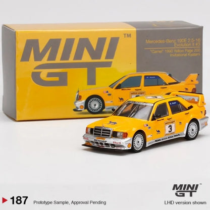 1:64 190E 2.5-16 Evolution II #3 #187 #196 #197 alloy die-cast simulation car model, adult ornaments,boys' toys,children's gifts