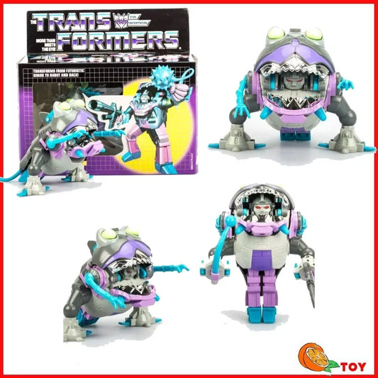 In Stock Transformers Toys US Version G1 84-86 KO Gnaw Model Robot Collection Action Figure Toy Gift Hobby