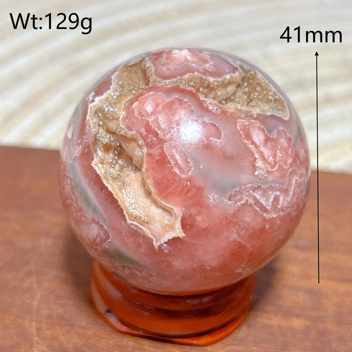 High Quality Natural Crystals Argentina Rhodochrosite Druzy Sphere Healing Gemstones Home Decorations Room Decor Jewelry Gift