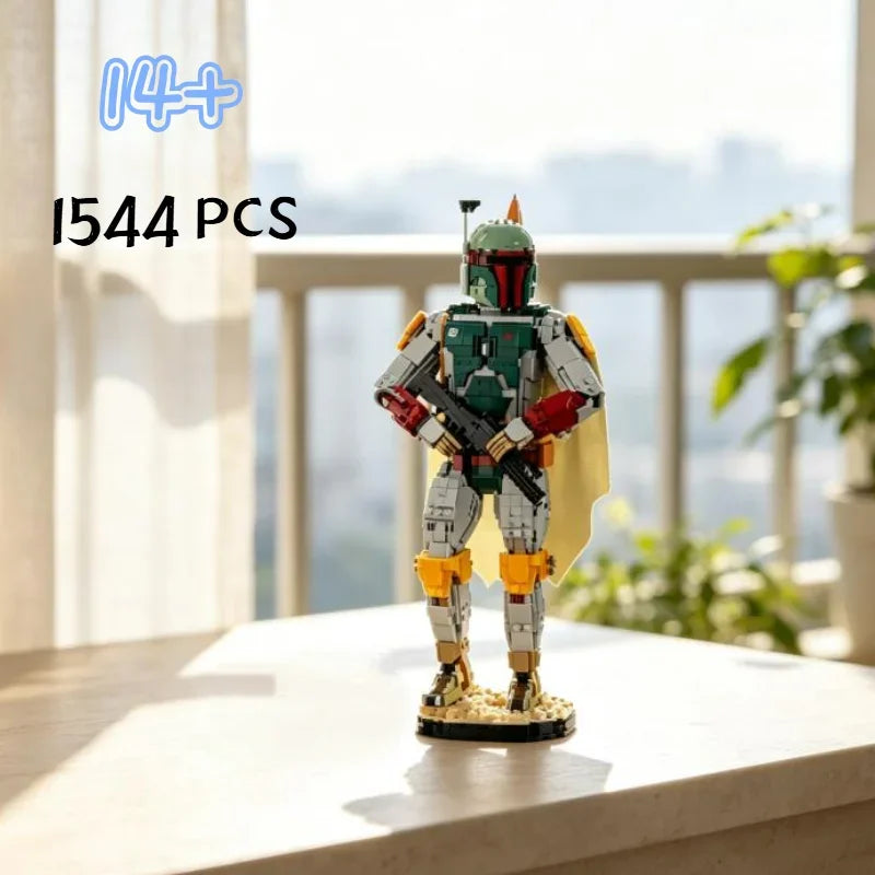 2026 New 1544PCS Classic Movie Boba Building Blocks Fett Character Blocks Bricks Construction Toys for Friends Birthday Gifts