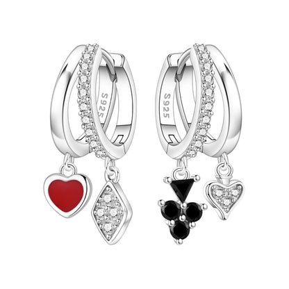 Orstarry 925 Sterling Silver Asymmetric Design Earring Key Lock Earrings Drop Earrings For Women Party Gifts Trendy Jewelry