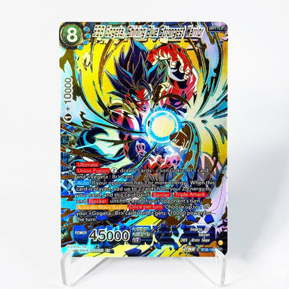Dragon Ball Super Masters Secret Special God Rare Gogeta Goku Frieza Vegeta Gohan Proxy Collection Foil Texture Anime Game Cards