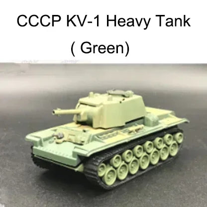 1/72 Plastic Assembled Tank Model Kit WWII Military Model Puzzles 24 Styles Tanks Sand Table Tanks Toys for Boys