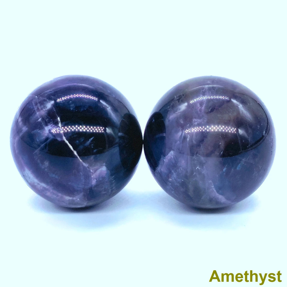 25mm Natural Stone Sphere Healing Crystal Magic Ball Amethyst Rose Quartz feng shui Collectibles energy balance Home Decor