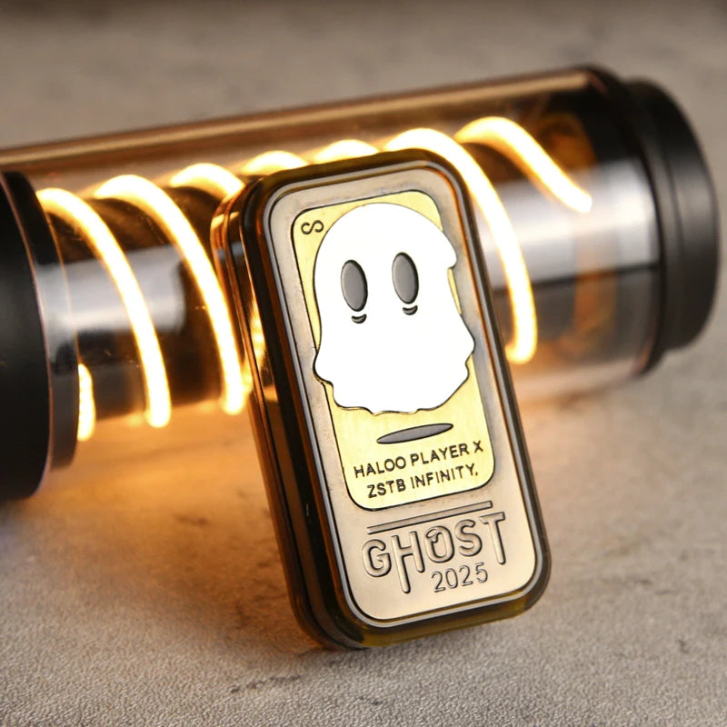 Mechanical Pei Little Ghost EDC Ultra Long Paragraph Hand Feel Dense Fingertip Push Card Decompression Toy Fidget Toy Gift