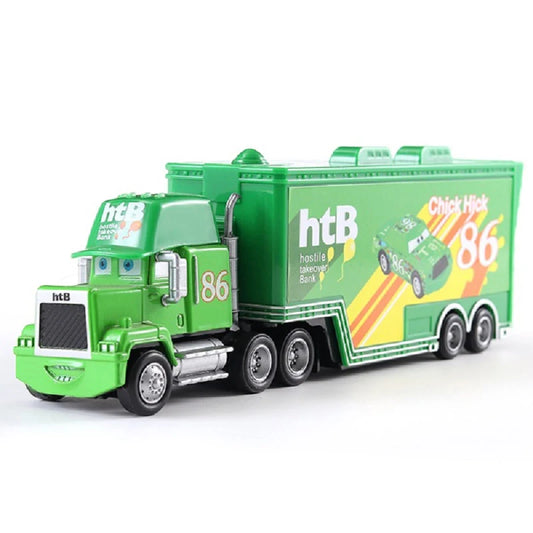 Pixar Cars 3 NO.86 Truck Model Lorry Toy Car Lightning Mack Uncle Jackson Storm Chick Hicks King Dinoco Racer For Birthday Gifts