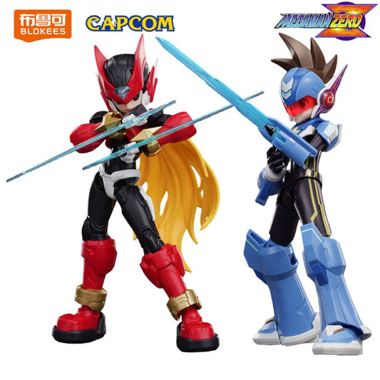 BLOKEE ROCKMAN Model kit 17cm/6.8Inch Shooting Star Rockman 14.5cm/5.8Inch Mega Man Zero Action Figure toy