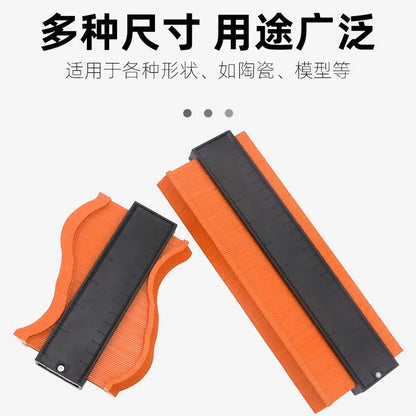 Imperial Radian Ruler, Profiling Gauge, Irregular Bend Measuring Instrument, Contour Ruler, Type Taking Device
