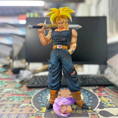 32.5cm/12.8in Anime Dragon Ball Z Figure DBZ Figurine Trunks Action Figures PVC Statue Collection Model Gifts Toys