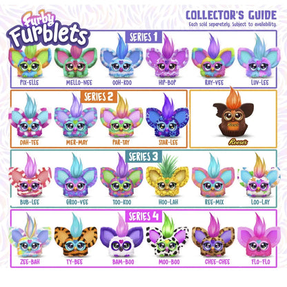 Hasbro Furby DJ Furblets Electronic Plush Toy Stuffed Pet Owl Interactive Smart Doll Christmas Birthday Gifts