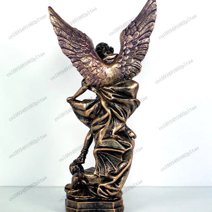 Archangel Michael St. Michael Sculpture Ornament Home Decoration Resin Crafts Statue Ornament