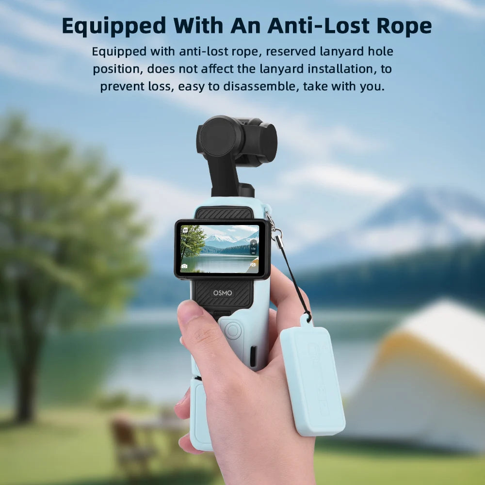 New DJI OSMO Pocket3 Silicone Case scratch-resistant lens protection cover suitable for DJI OSMO Pocket3 outer shell accessories