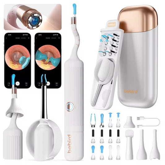 Bebird EarSight Plus R37R I35R Ear Cleaner with Bendable HD Clipable Tweezers Visual Earpick And Earwax Removal Health Care Kits