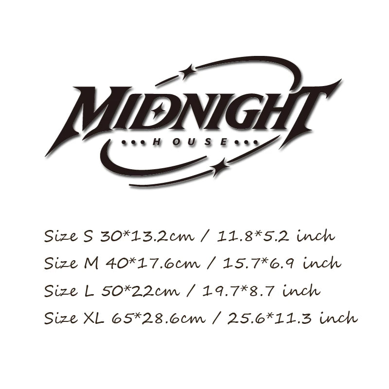 Fashion Personality MIDNIGHT HOUSE Graphic Decal, High Quality Waterproof Sticker For JDM Car Truck Auto Exterior Decoration